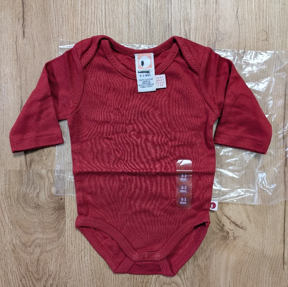 Vintage Gymboree Onesie Burgundy
